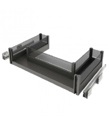 Black Box KU290-BB Under sink U-Shaped Pull Out Basket - Black