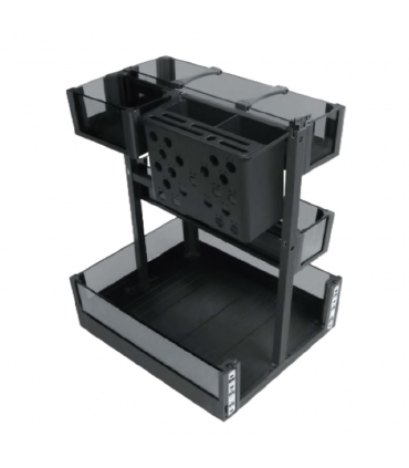 Black Box Multi-Function Three Layer Basket - Black