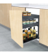 Black Box Three Layer Undermount Double Deck Basket - Black