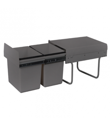 ecoWare Undermount Bin with Soft Closing Slide