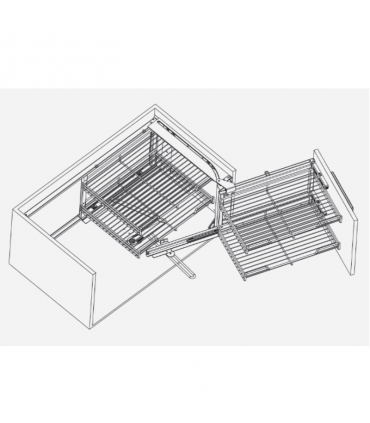 ecoWare Platinum Magic Corner Basket
