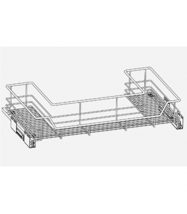 ecoWare Platinum Undersink U-Shaped Pull Out Basket