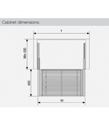 ecoWare Platinum Undermount Multi Function Pull Out Basket