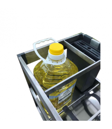 ecoWare Luxury Stainless Steel 3-Tier Pull Out Basket