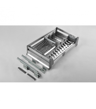ecoWare Luxury Stainless Steel Four Side Multi-Function Pull Out Basket
