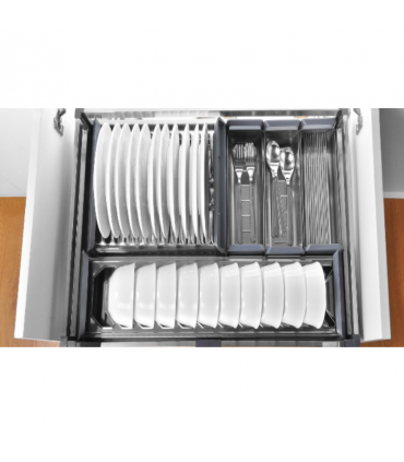 ecoWare Luxury Stainless Steel Four Side Multi-Function Pull Out Basket