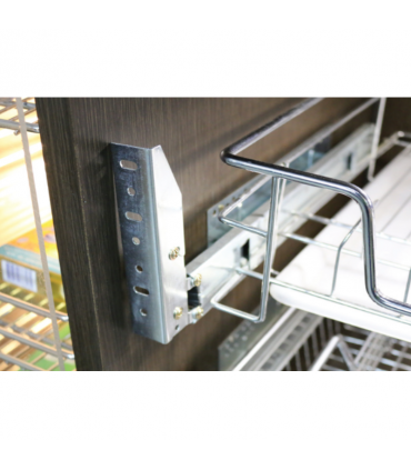 ecoWare Four Side Pull Out Basket - Chrome