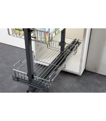 ecoWare Tall Unit Pull Out Basket with Soft Closing