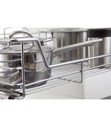 ecoWare Four Side Pull Out Basket with Undermount Organizer
