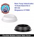 Hardware Specialist Flexible Rubber Insert Hole Cover For Aluminum Window Grill