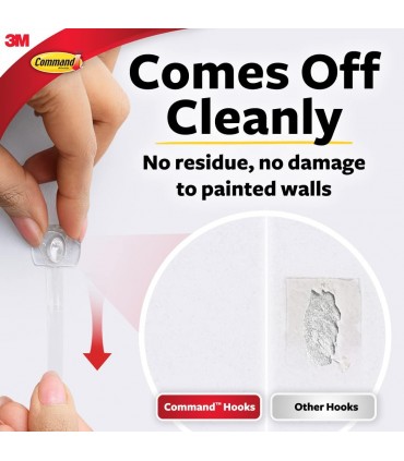 3M 17026CLR Command Clear Decorating Clips