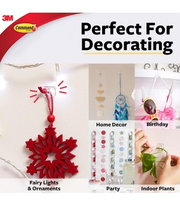3M 17026CLR Command Clear Decorating Clips