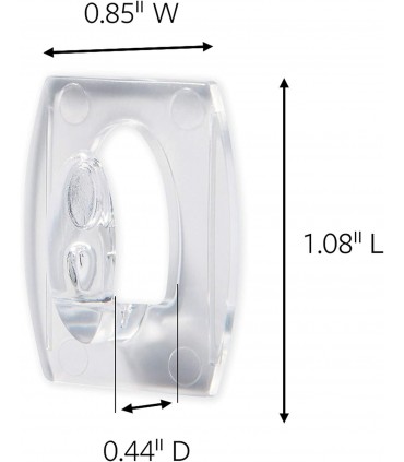 3M 17006CLR Command Clear Mini Hooks