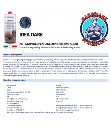 Bellinzoni Idea Dark - Anti Stain Protective Agent For Granites And Stones