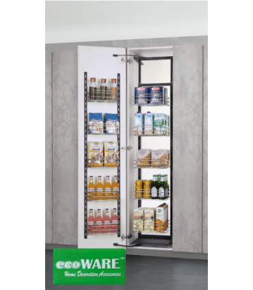 Ecoware Premium High Quality Side Large Tall Unit Basket - Polish Chrome
