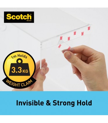 3M Scotch Heavy Duty Double Sided Clear Mounting Tape