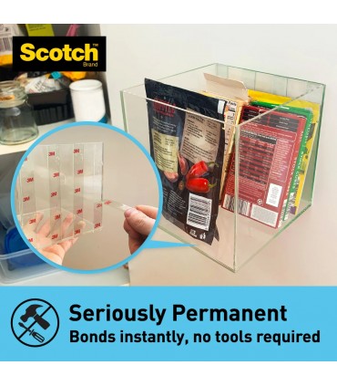3M Scotch Heavy Duty Double Sided Clear Mounting Tape