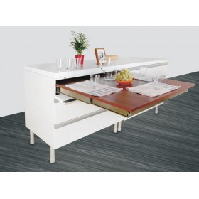 ecoWare DS-TBE03 Pull Out Extension Table Slide - Champagne Gold