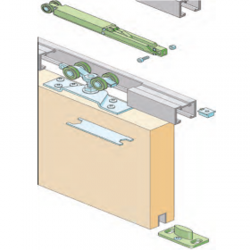ecoWare Sliding System Roller Kit for One Door