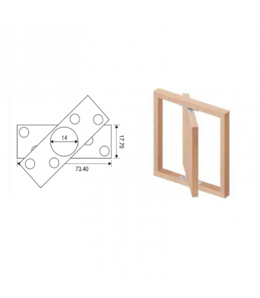 ecoWare H-W33 360° Brass Guide