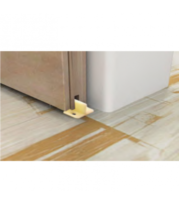 ecoWare PVC-DG PVC Door Guide - White