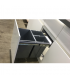 ecoWare DB-40L ABS Bottom Mounted Bin With Soft Closing Slide 40L - Grey