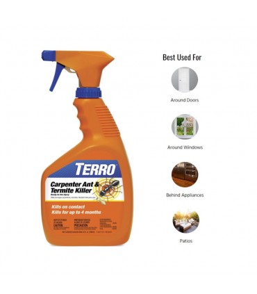 Terro T1100 Ready to Use Carpenter Ant & Termite Killer Spray - 946mL