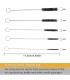 Nylon Mini Brushes & Needle Metal Tube Cleaning Brush Spray Gun Cleaning Kit - 17 Pieces