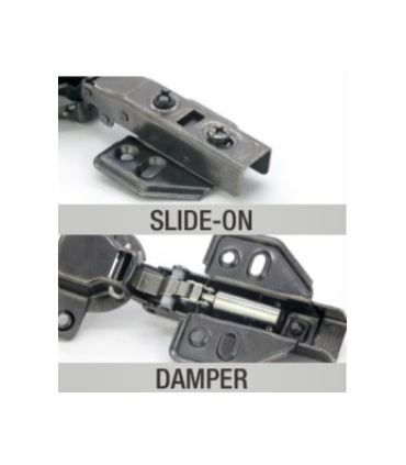 ecoWare 110° Conceal Hinge - 4 Hole - Grey