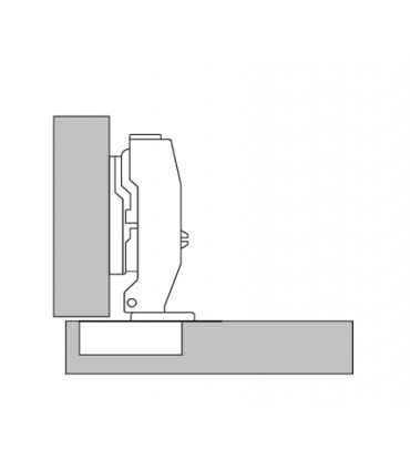 ecoWare 40mm Diameter Air Pressure Conceal Hinge - 4 Hole