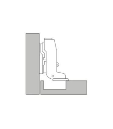 ecoWare 180° Air Pressure Conceal Hinge with Slide-On Design - 4 Hole (Version 1)