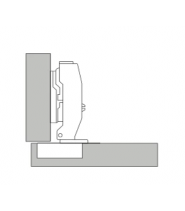ecoWare 180° Air Pressure Conceal Hinge with Slide-On Design - 4 Hole (Version 1)