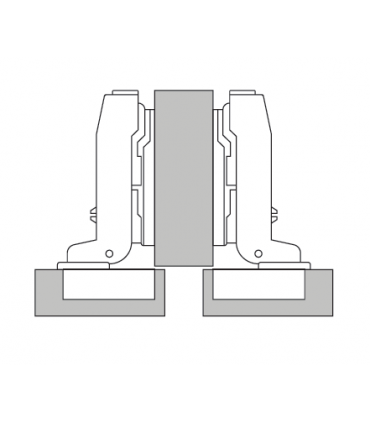 ecoWare 110° Conceal Hinge - 4 Hole