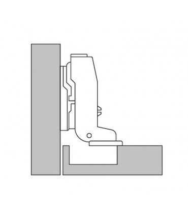 ecoWare No Spring Conceal Hinge - 4 Hole