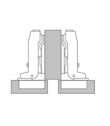 ecoWare 4-Hole Auto Outward Conceal Hinge (Version 1)