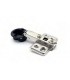 ecoWare CH-G02 1 Inch BSN Glass Hinge - 4 Hole