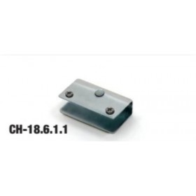 ecoWare HF-SS-PLLH 8-12mm Big Stainless Steel Push Plate - Chrome