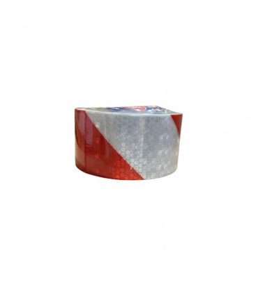 Hunter Highly Visible Safety Reflective Tape - 48mm - Red/White