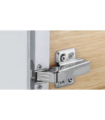 ecoWare S-CS02 Folding Lift-Up Door with Hydralic Support - Nickel/Light Grey