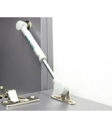 ecoWare S-GS-15-H Lip Down Gas Spring for Aluminium and Wooden Door - Silver