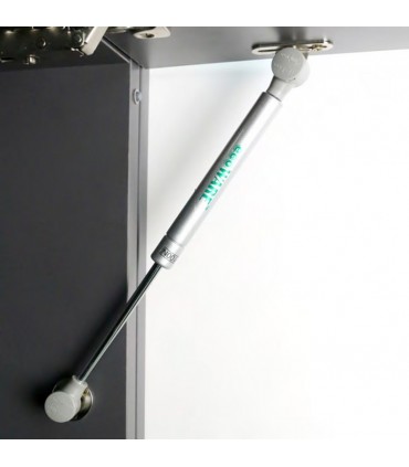 ecoWare S-GS-10-FS Free Style Gas Spring for Aluminium and Wooden Door - Silver