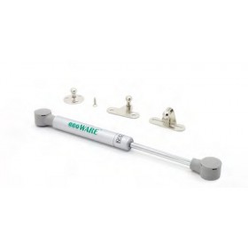 ecoWare S-GS-10-FS Free Style Gas Spring for Aluminium and Wooden Door - Silver