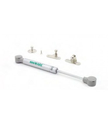 ecoWare S-GS-10-FS Free Style Gas Spring for Aluminium and Wooden Door - Silver