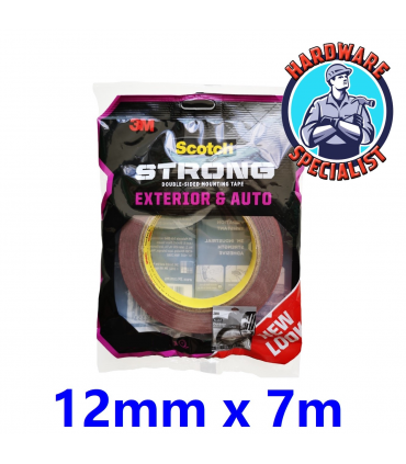 3M Scotch Strong Exterior & Auto Double-Sided Mounting Tape