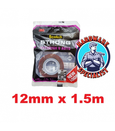 3M Scotch Strong Exterior & Auto Double-Sided Mounting Tape