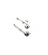 ecoWare S-NSD-37 Steel Lid Down Stay - Nickel