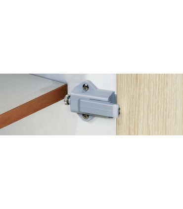 ecoWare S-BK-DP04 Polycarbonate Side Damper with Adjustable for Cabinet - Grey