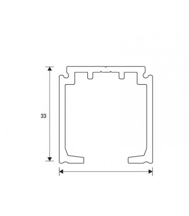 ecoWare DR-T-101 Aluminium Sliding Door Rack