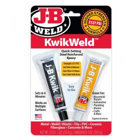 J-B Weld Twin Tube Kwikweld Quick Setting Steel Reinforced Epoxy - 56 g
