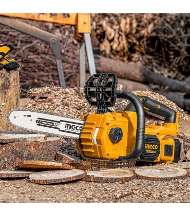Ingco 20V Cordless Lithium-Ion Brushless 12 Inch Chain Saw - Bare Unit